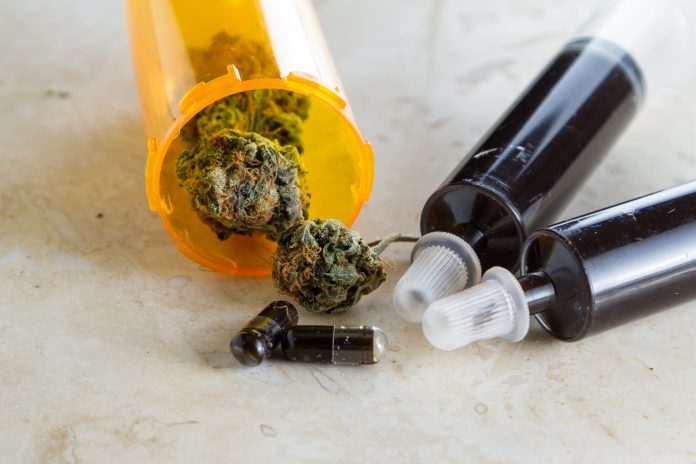Essential oil made from medicinal cannabis