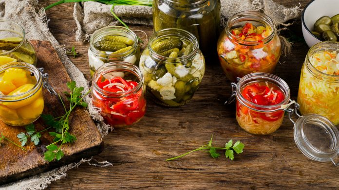 Fermented preserved vegetables