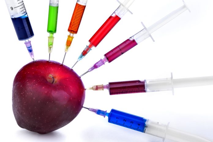 Genetic modification of fruit with a syringe full of chemicals