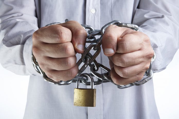 Chained hands