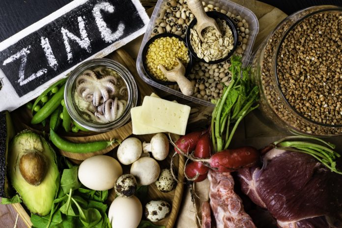 Foods High in Zinc Top view