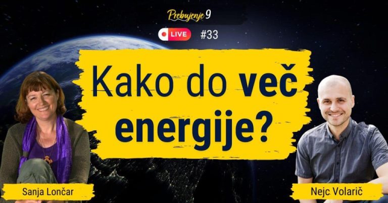 Kako do več energije – spletna oddaja Prebujenje 9