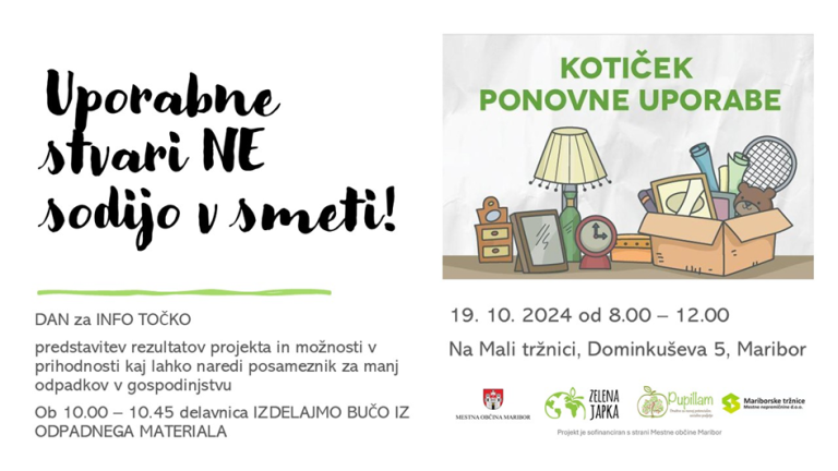 Zaključek projekta: “Uporabne stvari ne sodijo v smeti”