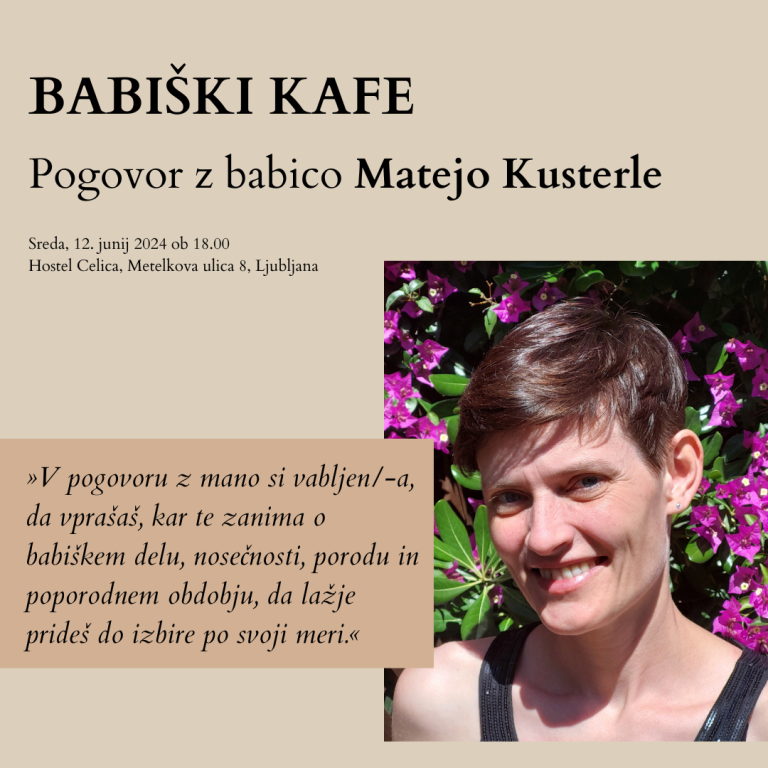 Babiški kafé : Pogovor z babico Matejo Kusterle