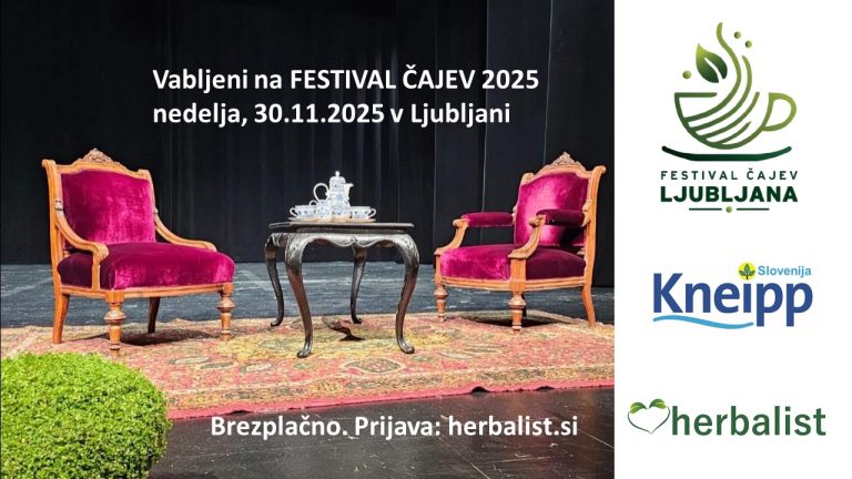 Festival čajev 2025, Ljubljana