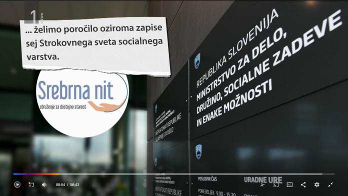 oddaja Tarca o skrbi za starostnike